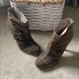 Brown booties